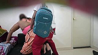 student fucking milf in bent over position