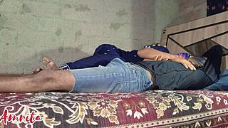 I fucked bhabhi hard in the house at night