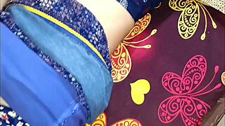 My stepsister gives blowjob before hard fucking