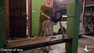 Take Your Girlfriend To A Friend To Have Sex Outdoor