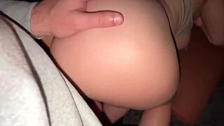 Crazy young wife cheats in adult store, library, and gets caught