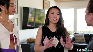 Hot Lesbian Alexis Tae Teaches Petite Asian Teen