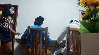 Camera captures restaurant employee in action