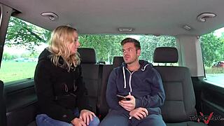 Student Convinced To Come With Strangers In Van And Need To Fuck