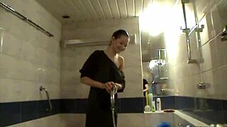 Flora And Johny Enjoy Homemade Sauna Relaxation