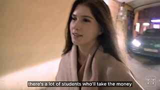 Picked Up Cute Girl On Street Fucked Her Big Cock In College Dorm Without Condom Cumshot Facial