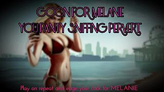 Melanie's Panty Sniffing Instruction Session