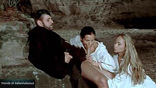 beautiful blonde and brunette ask, can you handle our swollen pussies with that big cock?