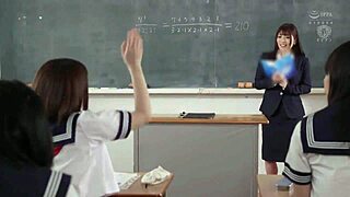 Jav Pmv - Tiny Asian Rika Dominates Teachers with Strapon!