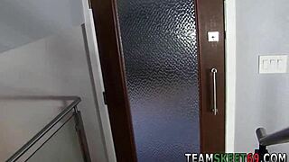 Smalltits Babysitter Swallows Jizz