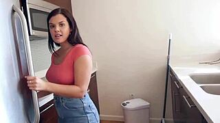 babysitter pov sucks cock