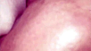 My cute stepsister and stepbrother enjoy midnight fucking in missionary