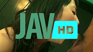 Teen seduces with intense JAV blowjob