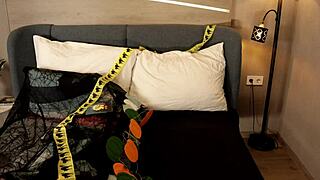 College Girl's Halloween Costume Try-On Turns Into Porn