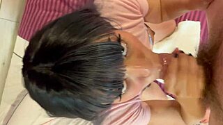 Cute Teen College Latina Girl Shows Impressive Skills In Point Of View Scene