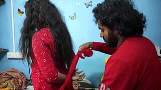 a college couple explores light bdsm together for their first time