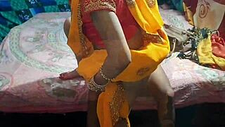 Desi indian girlfriend bhabhi enjoys hardcore fucking in bedroom with hindi audio