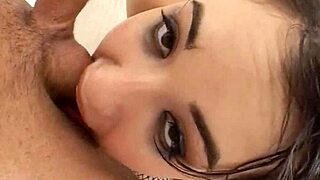 Sasha Grey Rims Older Guy Before He Pounds Her Tight Asshole!