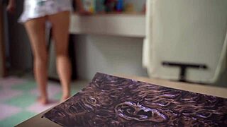 I fingered myself to orgasm using my evil book, moaning loud