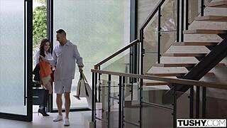 tushy anal-curious college cutie theodora day gets kinky with boyfriend