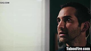 skinny 18yo blonde student tempts the creepy janitor's forbidden fuck