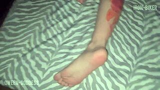 i was woken up on his dick and he cum inside me short