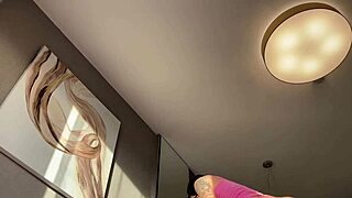 Skinny Brunette Cheerleader Big Natural Tits Teases in Skirt Porn Casting