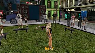 ninfeta teen squirts hard outdoors in public while emiruikuno narrates