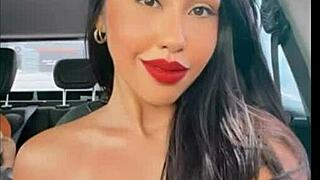 Cuckold Friend Pumps Young Wife's Ass Full Of Creampie.