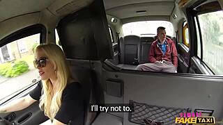 Bossy blonde milf taxis skinny student for intense ride.