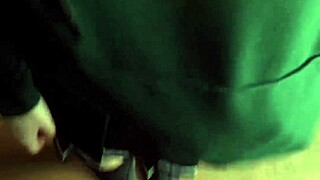 Latina Student Milks Wet Panties in Abandoned House Amateur