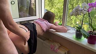 Classmate Shocked by My Pulsing Big Cock Thrill