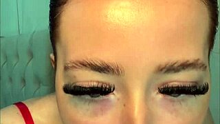 horny slut fingers pussy while stepdad listens next door