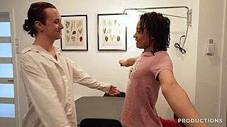 pegas productions: petite brunette cherry glazed chokes on bbc then rough pussy pound