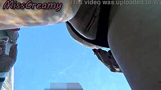 Flashing Pussy to Student at Public Pool He Fingers Me to Orgasm Riskily