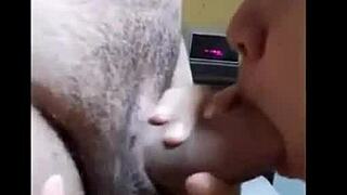 young hotwife teases cuckold sergeant sucking hung soldier's cock at party