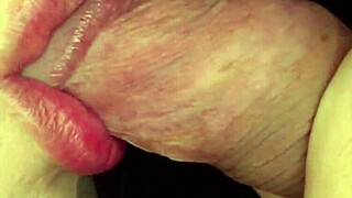 Close-Up Latina Teen Sucks Flaccid Cock Huge Two Cumshots Deep Blowjob