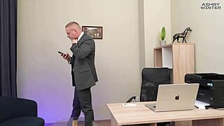 this naughty secretary looks innocent but begs for rough anal pounding outdoors.