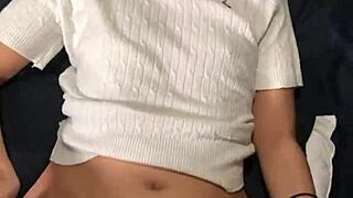 Stunning 18yo Thai Beauty Takes Massive White Cock Creampie Rough!