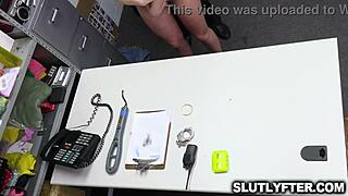 megan rain the sneaky store thief maid caught bent over by officer stepbro for big cock fuck