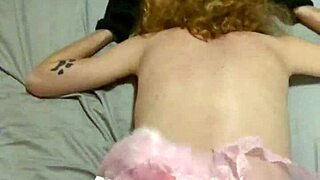 Whoa pregnant milf kitty's pussy gets wrecked by that giant creature dildo then creampied 😱🍆💦