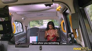 desi student suraya ndia hops fake taxi for pov blowjob and hard pounding fuck