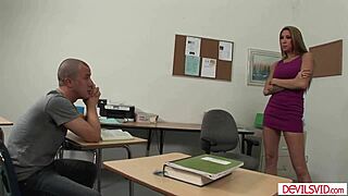 Big Tits Latina Teacher Licked and Fucked Hard by Student