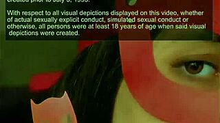 Cute pigtail STUDENT gets HORNY post-shower, gropes big natural TITS and rubs PUSSY making AHegAO faces