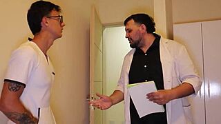 pregnant schoolgirl blackmailed swallows cum rides doctor cocks in hospital!