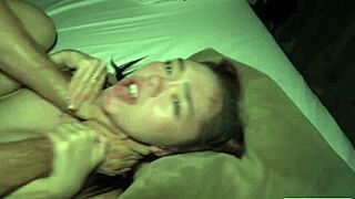 Tiny Asian teen submits to rough creampie doggystyle domination in bedroom