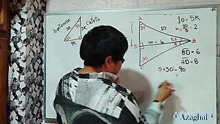Japanese Nerd Explores Sexual Math Angles in Bedroom with Teacher