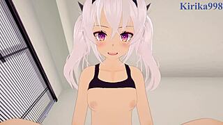 Shiina Yuika Matsukai Mao เย็ดแตกในดุเดือด Nijisanji VTuber POV อนิเมะ