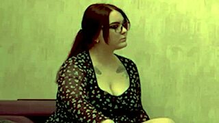 Wife lends boyfriend to curvy student fuckfest
