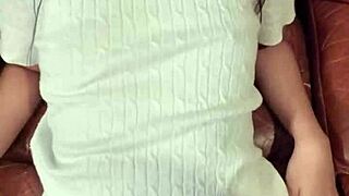 thai teen takes huge white cock facial cumshot